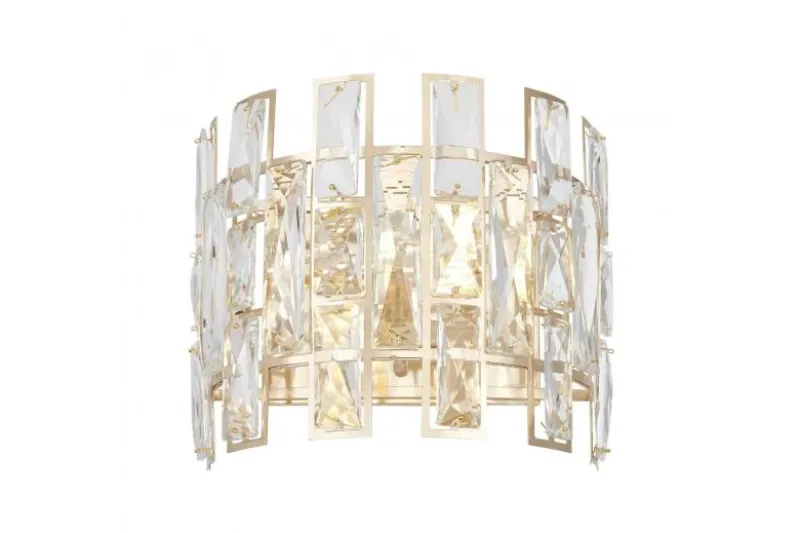 LAMPADA DA PARETE IN CRISTALLO ORO FIORINA W2