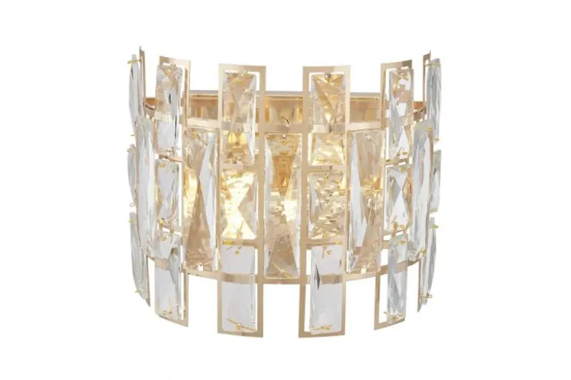 LAMPADA DA PARETE IN CRISTALLO ORO FIORINA W2