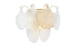 LAMPADA DA PARETE IN CRISTALLO ORO MONTINA W2