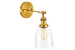 LAMPADA DA PARETE LOFT IN OTTONE FABI