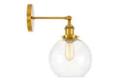 LAMPADA DA PARETE LOFT NAVARRO IN OTTONE