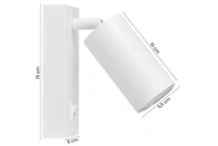 LAMPADA DA PARETE MODERNA BIANCA NEO PRO