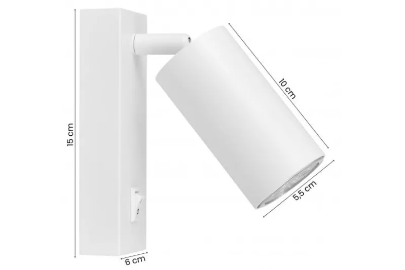 LAMPADA DA PARETE MODERNA BIANCA NEO PRO