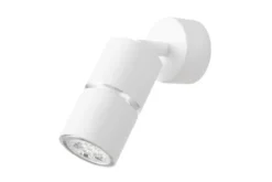 LAMPADA DA PARETE MODERNA BIANCO E ARGENTO ASTI W1