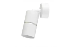 LAMPADA DA PARETE MODERNA BIANCO E ARGENTO ASTI W1