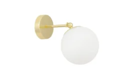 LAMPADA DA PARETE MODERNA CLASSICA ORO FREDICA W1