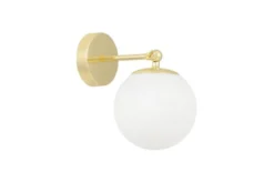 LAMPADA DA PARETE MODERNA CLASSICA ORO FREDICA W1