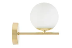 LAMPADA DA PARETE MODERNA CLASSICA ORO LEDO W1