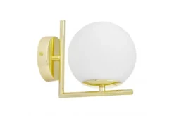 LAMPADA DA PARETE MODERNA CLASSICA ORO SORENTO D15