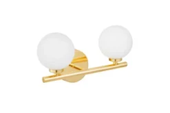 LAMPADA DA PARETE MODERNA DORATA MARSIADA W2