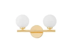 LAMPADA DA PARETE MODERNA DORATA MARSIADA W2