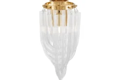 LAMPADA DA PARETE MODERNA IN OTTONE BOSCONE W2