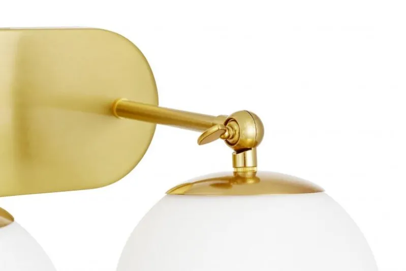 LAMPADA DA PARETE MODERNA IN OTTONE FREDICA W2