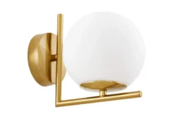 LAMPADA DA PARETE MODERNA LAMPADA DA PARETE SORENTO IN OTTONE D15