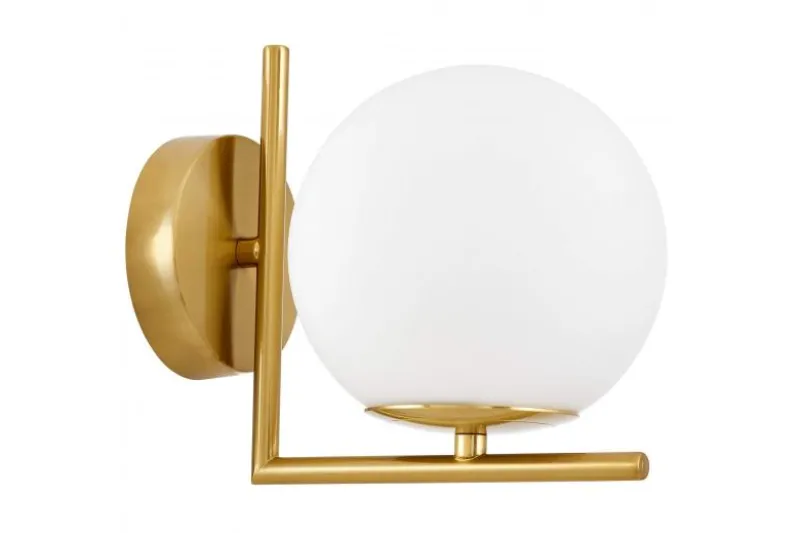 LAMPADA DA PARETE MODERNA LAMPADA DA PARETE SORENTO IN OTTONE D15