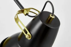 LAMPADA DA PARETE MODERNA NERA BONA W2