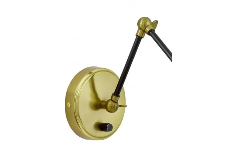 LAMPADA DA PARETE MODERNA NERA BONA W2