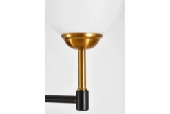 LAMPADA DA PARETE MODERNA NERA E ORO ALDONO