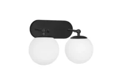 LAMPADA DA PARETE MODERNA NERA LAMPADA DA PARETE FREDICA W2