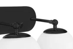 LAMPADA DA PARETE MODERNA NERA LAMPADA DA PARETE FREDICA W2