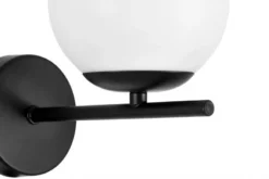 LAMPADA DA PARETE MODERNA NERA LEDO W1