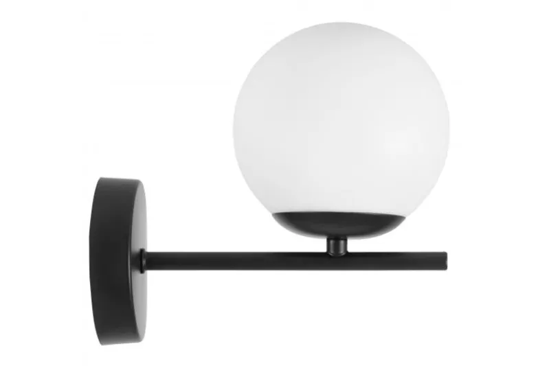 LAMPADA DA PARETE MODERNA NERA LEDO W1