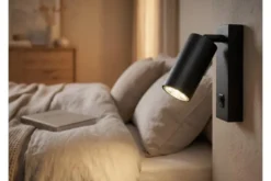 LAMPADA DA PARETE MODERNA NERA NEO PRO