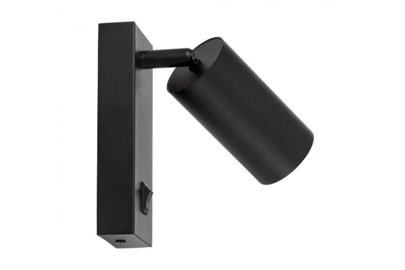 LAMPADA DA PARETE MODERNA NERA NEO PRO