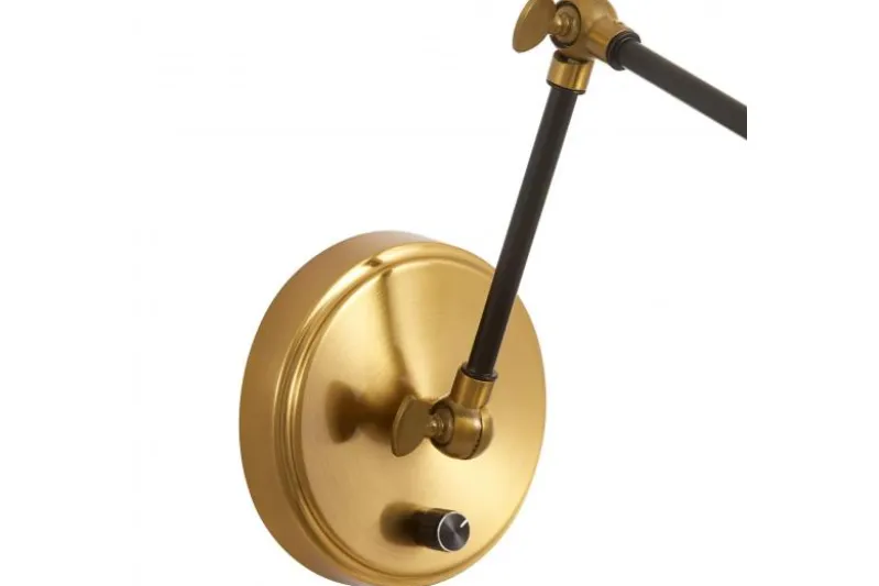 LAMPADA DA PARETE MODERNA NERA SENA W2