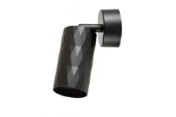 LAMPADA DA PARETE MODERNA NERO BOVA W1