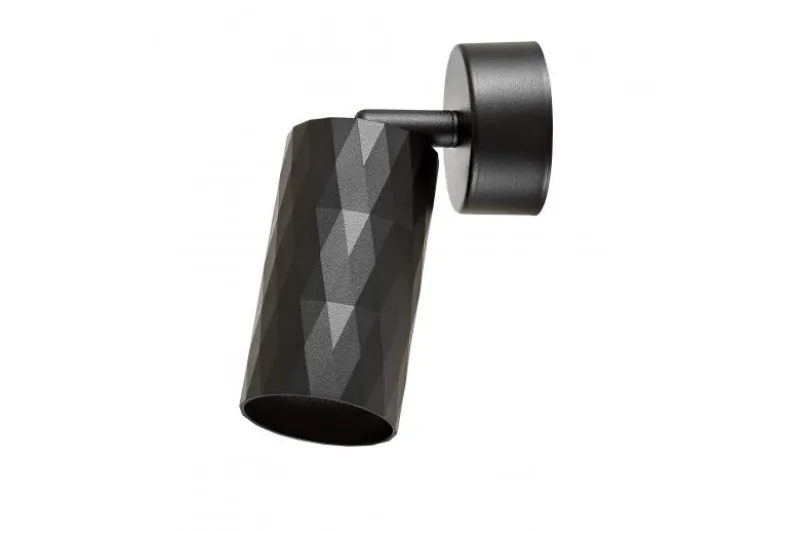 LAMPADA DA PARETE MODERNA NERO BOVA W1