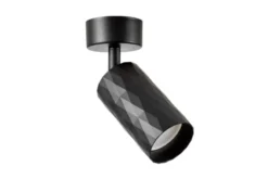 LAMPADA DA PARETE MODERNA NERO BOVA W1