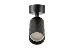 LAMPADA DA PARETE MODERNA NERO BOVA W1