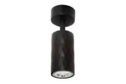 LAMPADA DA PARETE MODERNA NERO BOVA W1