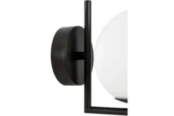 LAMPADA DA PARETE MODERNA NERO SORENTO D15