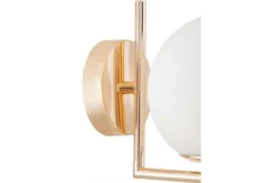 LAMPADA DA PARETE MODERNA ORO CALDO SORENTO D15