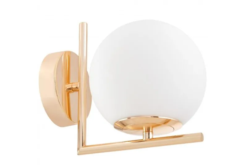 LAMPADA DA PARETE MODERNA ORO CALDO SORENTO D15