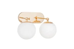 LAMPADA DA PARETE MODERNA ORO FREDICA W2