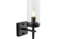 LAMPADA DA PARETE NERA MODERNA MORATTI W1