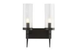 LAMPADA DA PARETE NERA MORATTI W2
