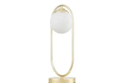 LAMPADA DA SCRIVANIA MODERNA CLASSICA ORO VERO W1