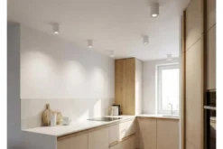 LAMPADA DA SOFFITTO CONE W1 IN METALLO BIANCO