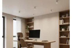 LAMPADA DA SOFFITTO CONE W1 IN METALLO BIANCO
