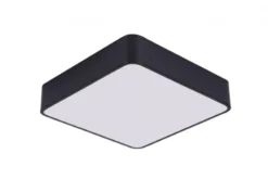 LAMPADA DA SOFFITTO CUBO D40 NERA MODERNA