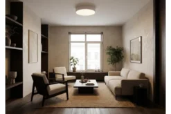 LAMPADA DA SOFFITTO MODERNA BIANCA ORBO D40