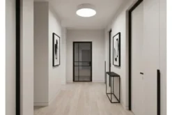 LAMPADA DA SOFFITTO MODERNA BIANCA ORBO D40