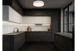 LAMPADA DA SOFFITTO MODERNA BIANCA ORBO D40