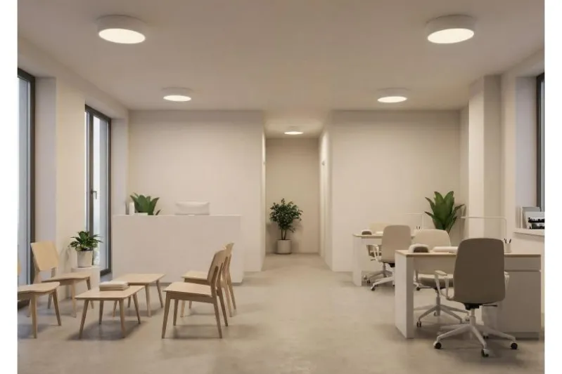 LAMPADA DA SOFFITTO MODERNA BIANCA ORBO D30