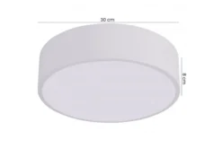 LAMPADA DA SOFFITTO MODERNA BIANCA ORBO D30