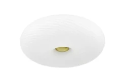 LAMPADA DA SOFFITTO MODERNA BIANCO E ORO MONARTE D38